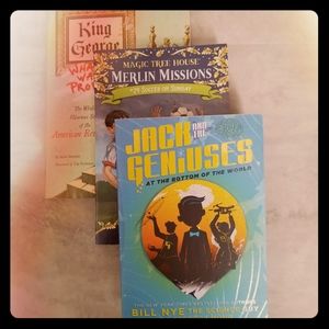 3 used children's books including 1 by Bill Nye